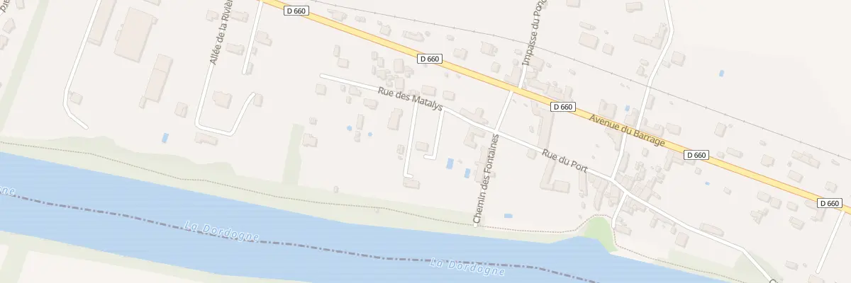Plan du 1 Rue des Matalys à Mouleydier