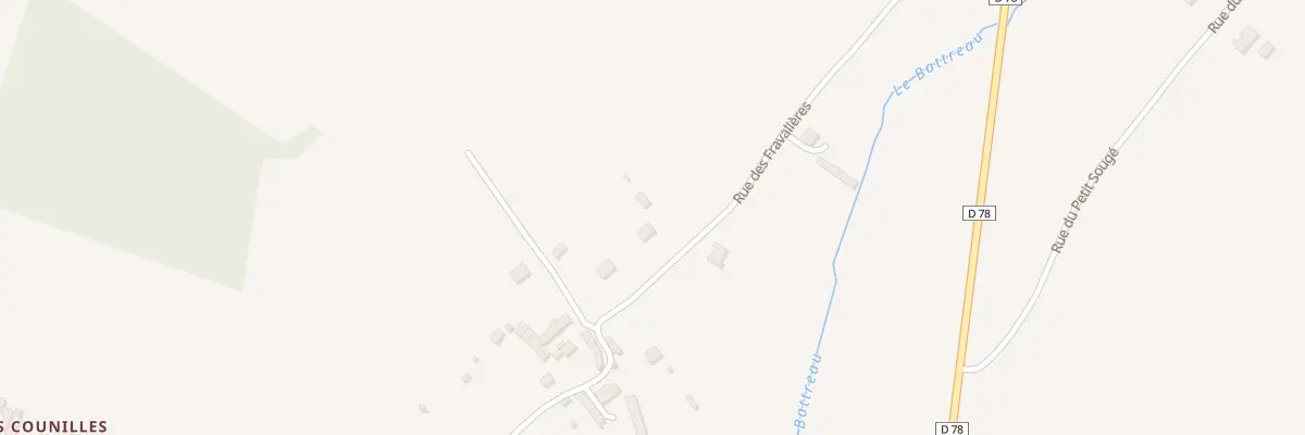 Plan du 55 Rue des Fravalières à Oyré