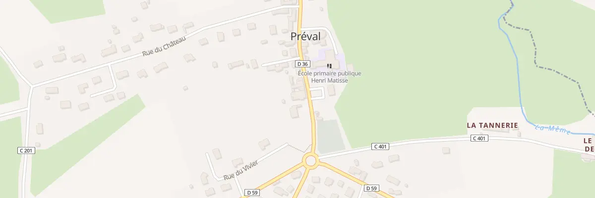 Plan du 3 Rue du Perche à Préval
