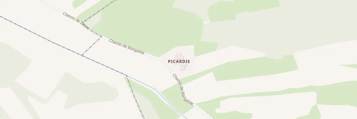Plan du 1448 Chem de Margalide à Monferran-Plavès