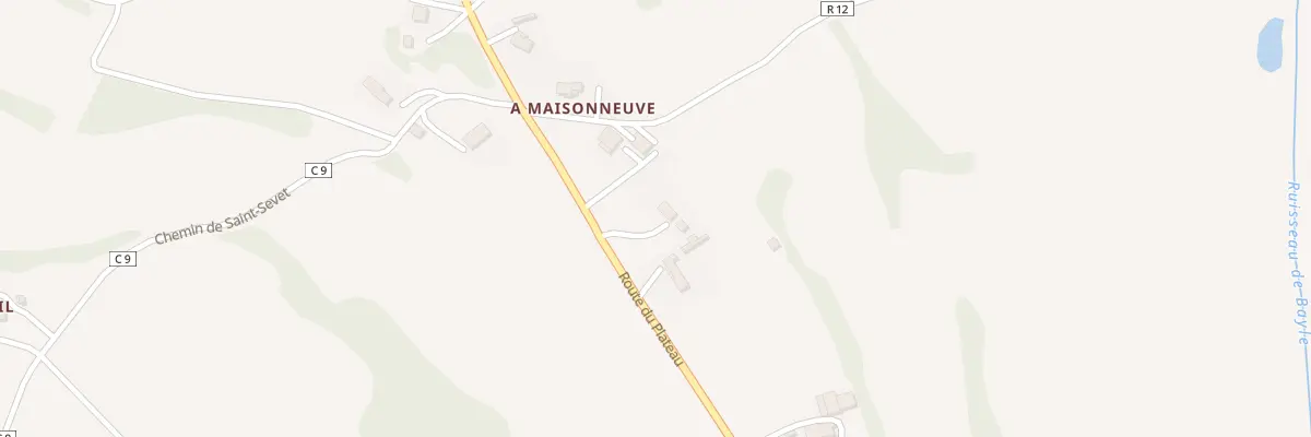 Plan du 174 Rte du Plateau à Castéra-Lectourois