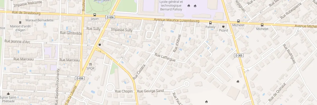 Plan du 18 Rue Maurice Hirsch à Agen