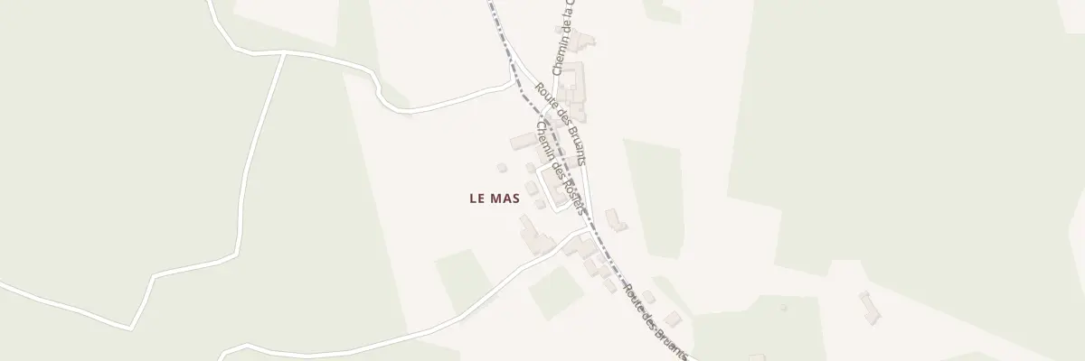 Plan du 99 Le Mas Nord à Bussac