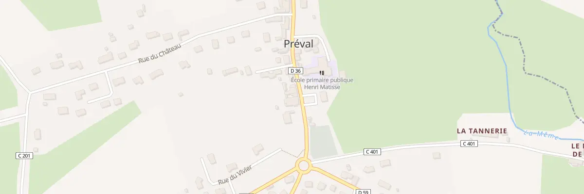 Plan du 5 Rue du Perche à Préval