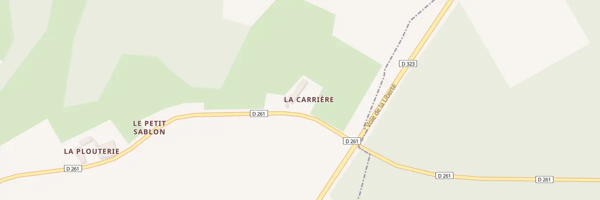 Plan du 1 La Carriere à Villaines-la-Gonais