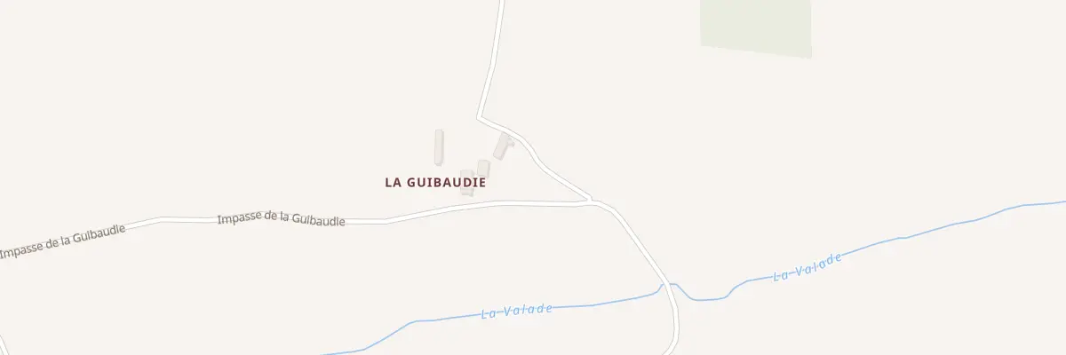Plan du 61 La Guibaudie à Biras
