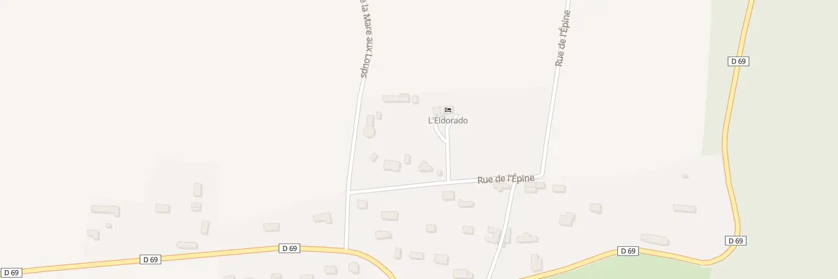 Plan du 1 Rue de l’Epine à Vittefleur