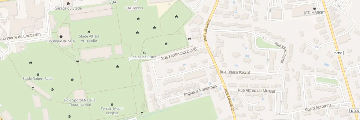 Plan du 322 Rue Ferdinand David à Agen