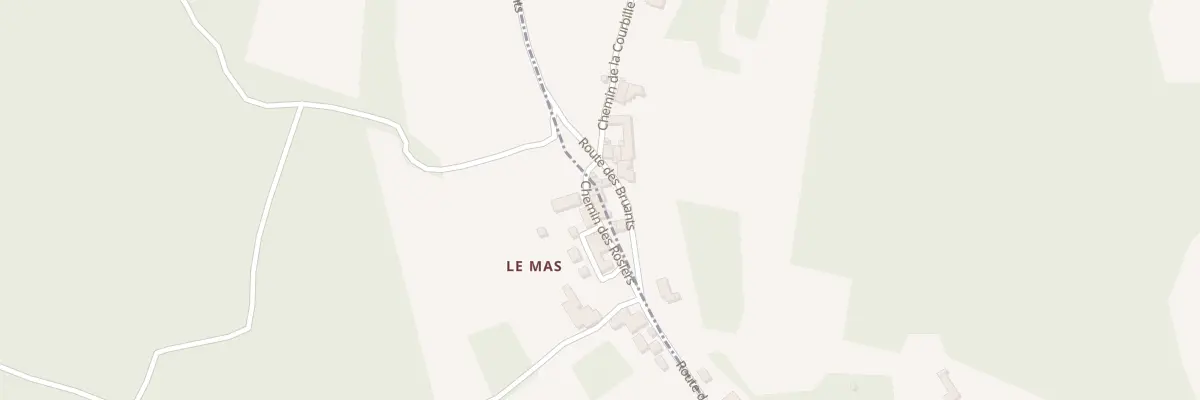 Plan du 128 Le Mas à Bussac
