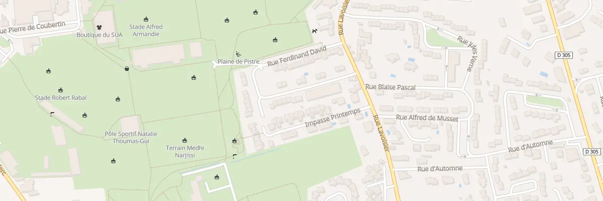 Plan du 101 Rue Ferdinand David à Agen