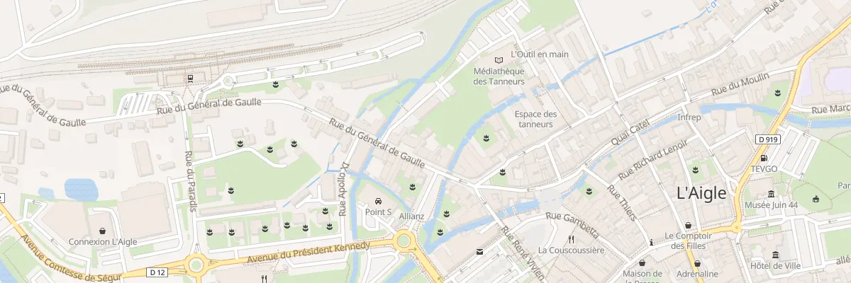 Plan du 8B Rue du Gen de Gaulle à L’Aigle
