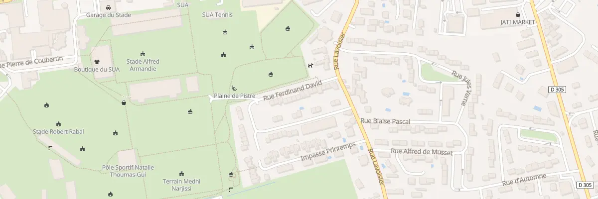 Plan du 330 Rue Ferdinand David à Agen