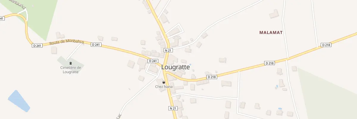 Plan du 58 Rte de Bergerac à Lougratte