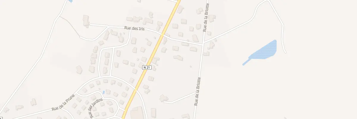 Plan du 25 Rue de la Briotte à Cancon