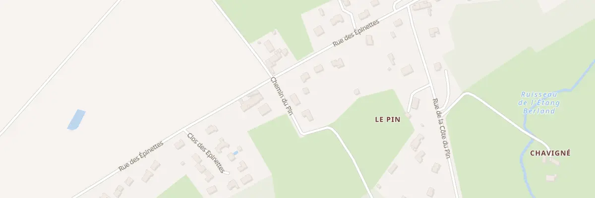 Plan du 26 Chem du Pin à Senillé-Saint-Sauveur