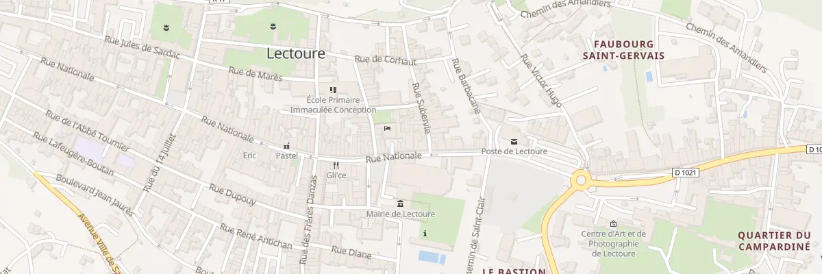 Plan du 22 Rue Nationale à Lectoure