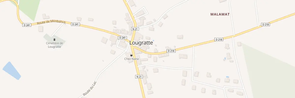 Plan du 47 Rte de Villereal à Lougratte