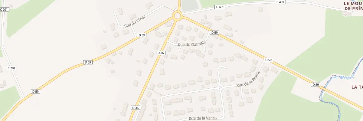 Plan du 15 Rue du Gatinais à Préval