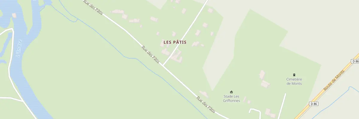 Plan du 6 Rue des Pâtis à Monts