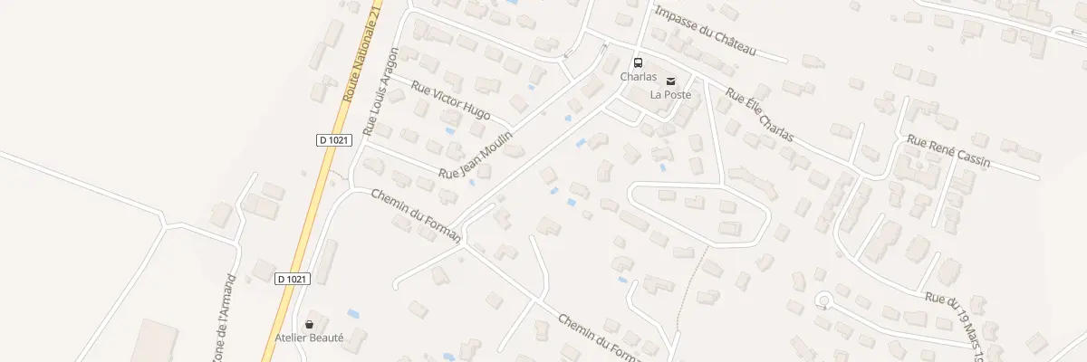 Plan du 2 Rue du Château à Preignan