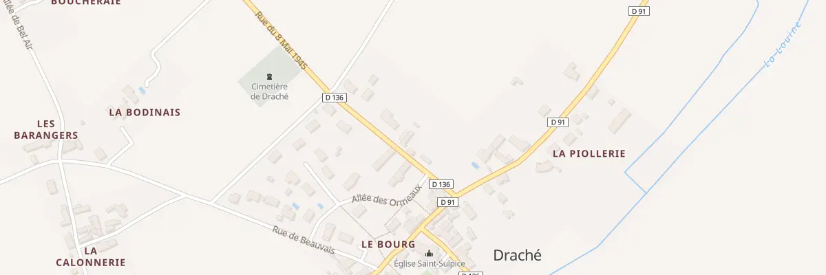 Plan du 5 Rue du 8 Mai 1945 à Draché