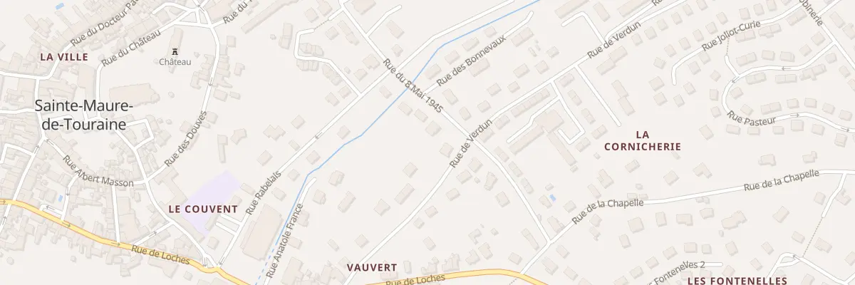Plan du 16 Rue du Huit Mai 1945 à Sainte-Maure-de-Touraine