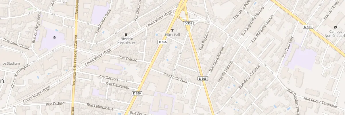 Plan du 18 Rue du Gal Ressayre à Agen