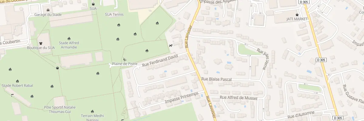 Plan du 384 Rue Ferdinand David à Agen