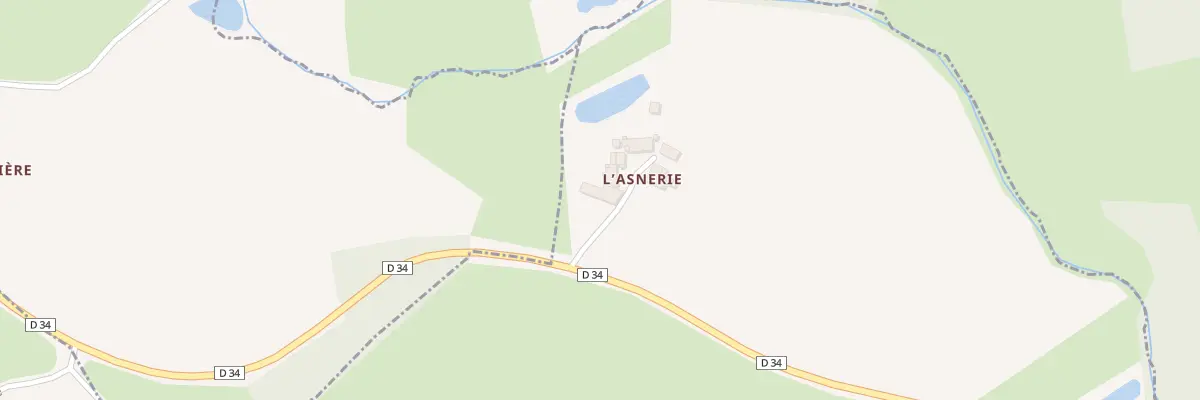 Plan du 1 L’Asnerie à Val-d’Étangson