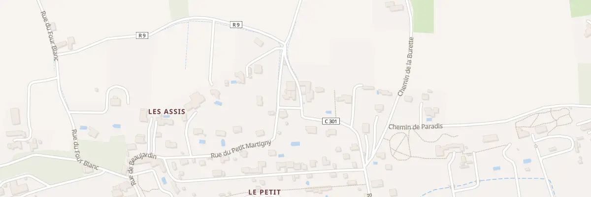 Plan du 56 Rue du Petit Martigny à Fondettes