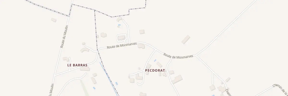 Plan du 1 Pecdorat à Boisse