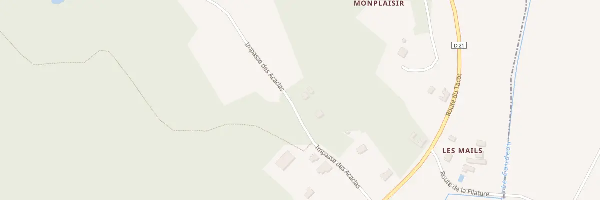 Plan du 220 Imp des Acacias à Saint-Georges-de-Montclard