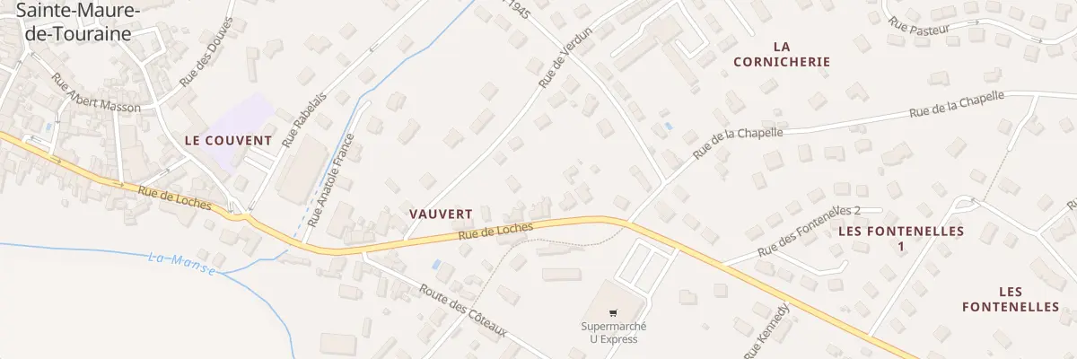 Plan du 53 Rue de Loches à Sainte-Maure-de-Touraine
