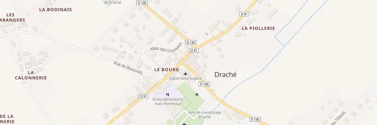 Plan du 2 Rue du Breuil à Draché