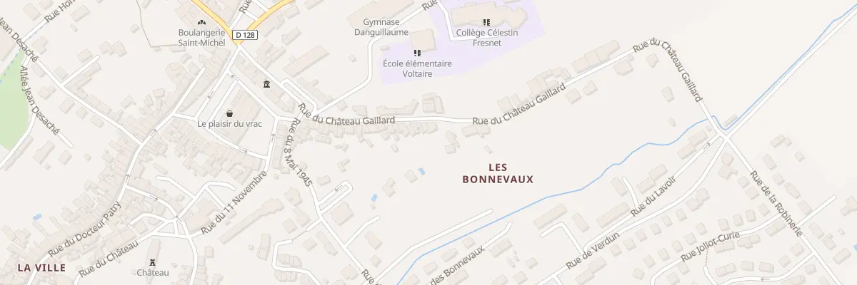 Plan du 34 Rue du Château Gaillard à Sainte-Maure-de-Touraine