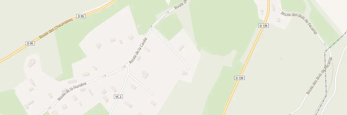 Plan du 309 Rte de la Cavée à Aizier