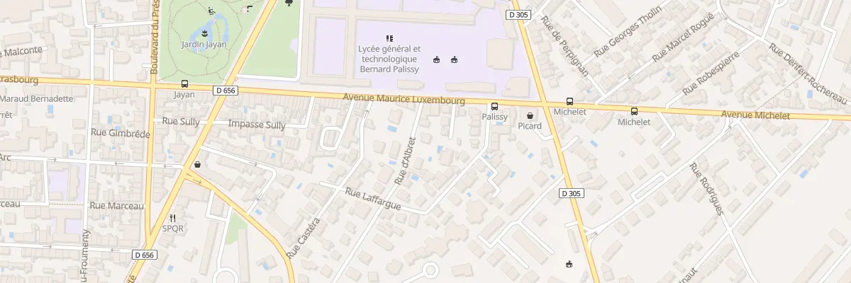 Plan du 20 Rue d’Albret à Agen