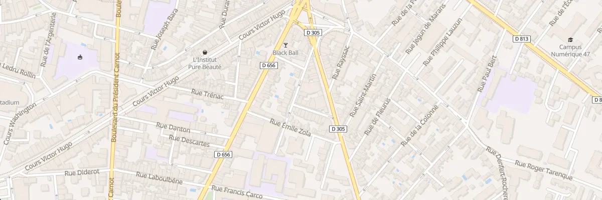 Plan du 21 Rue du Gal Ressayre à Agen