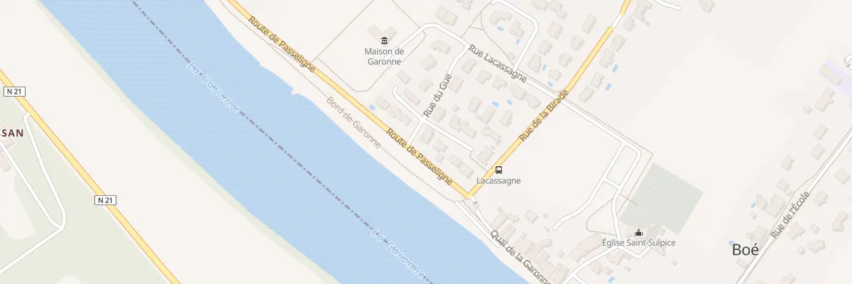 Plan du 2 Rue du Gue à Boé