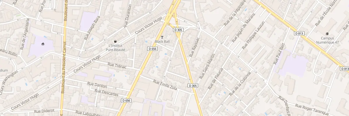 Plan du 11 Rue du Gal Ressayre à Agen