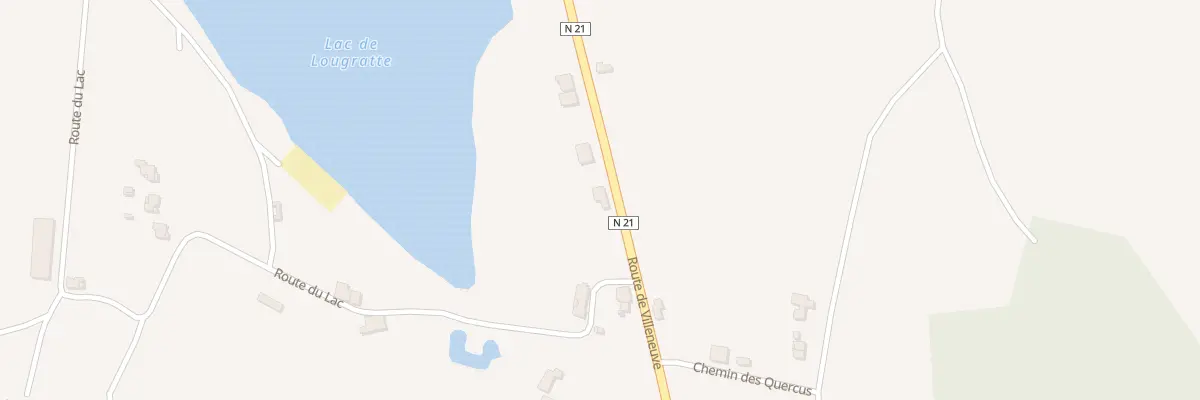 Plan du 590 Rte de Villeneuve à Lougratte