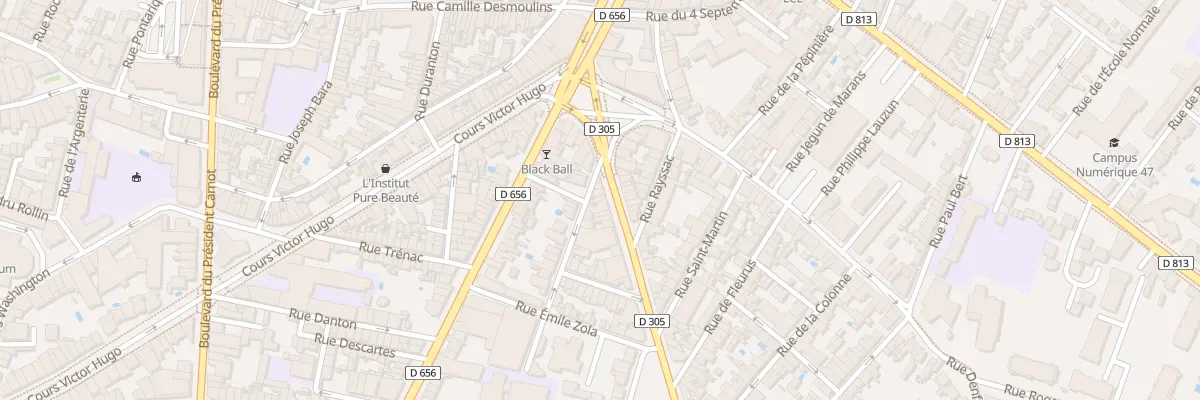Plan du 5 Rue du Gal Ressayre à Agen