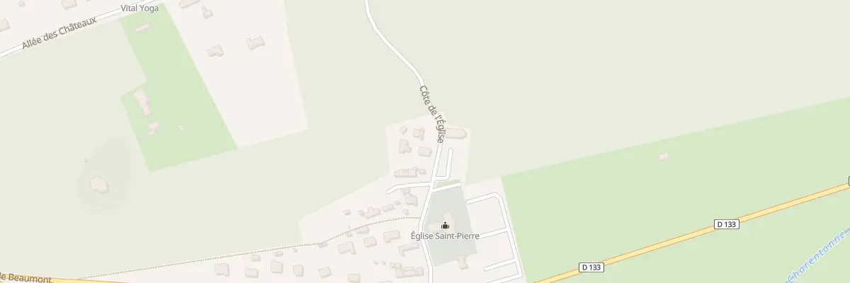 Plan du 14 Cote de l’Eglise à Menneval