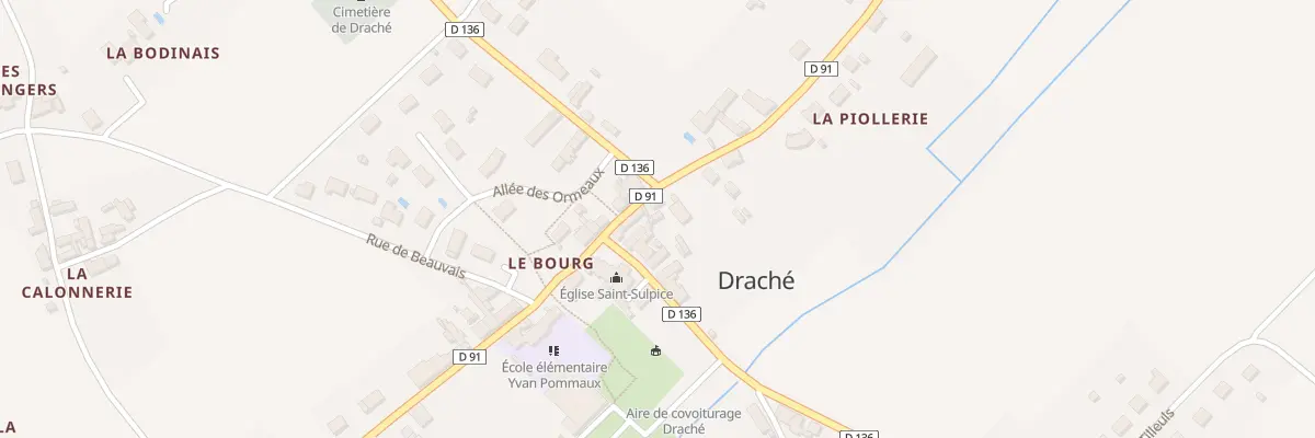 Plan du 3 Rue de la Mairie à Draché