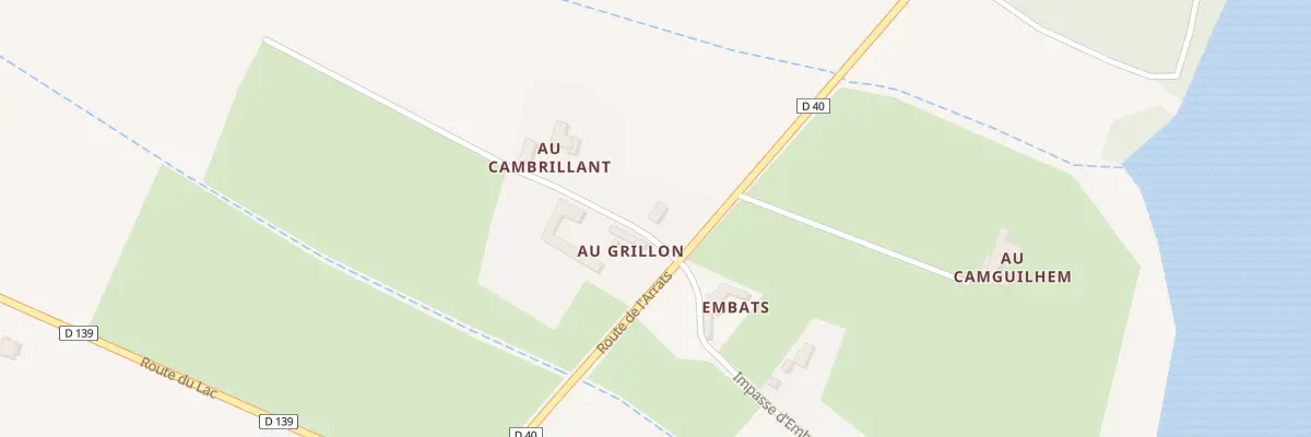 Plan du 5103 Au Grillon à Bézues-Bajon