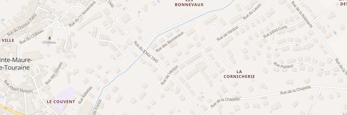Plan du 17 Rue de Verdun à Sainte-Maure-de-Touraine