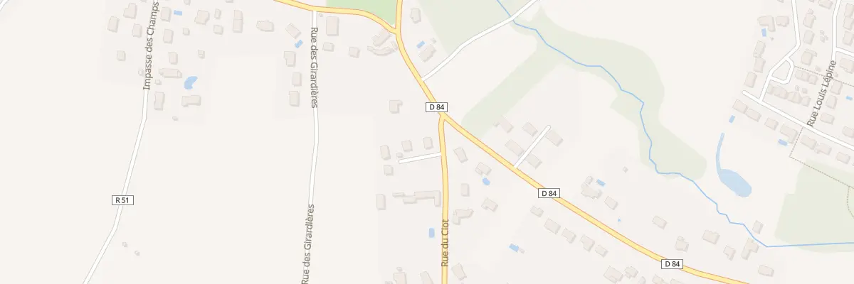 Plan du 2A Rue du Clot à Monts
