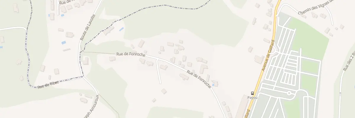 Plan du 294 Rue de Fonroche à Agen