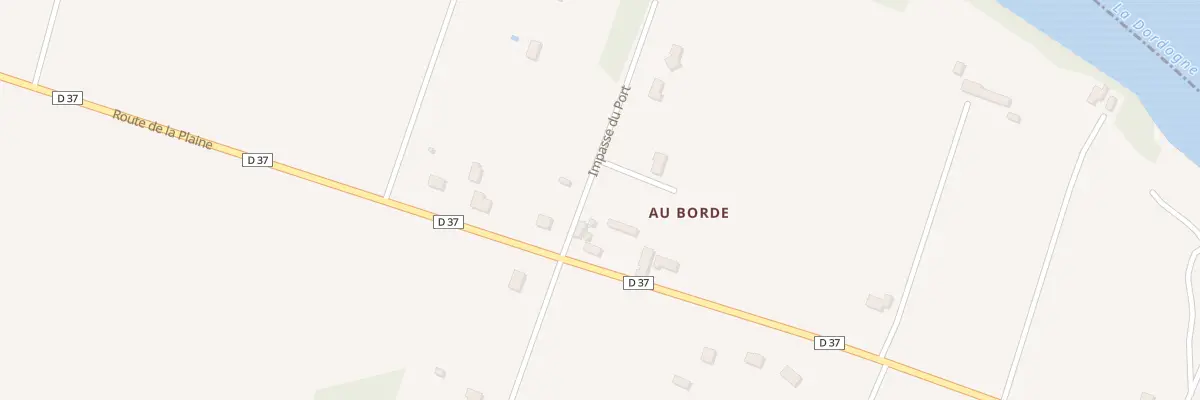 Plan du 32 Au Borde à Saint-Agne