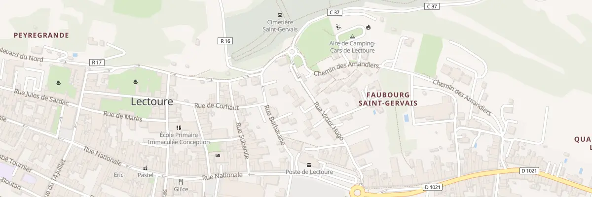 Plan du 7 Rue Victor Hugo à Lectoure